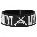 Grunt Life Wide Silicone Wrist Band