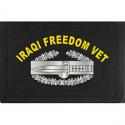 Iraqi Freedom Combat Action Badge Logo Wallet