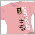 Army Issued Wife Ladies Pink Shirt