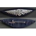 WWI Squadron Indian Head Pilot Wings Sterling Silver 