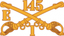 E Troop 1-145 Cavalry Decal