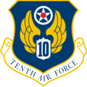 10th Air Force Decal   