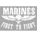 MARINES FIRST TO FIGHT JUMBO VINYL TRANSFER