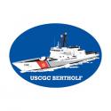 USCGC BERTHOLF OVAL MAGNET
