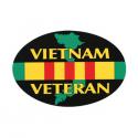 VIETNAM VETERAN OVAL MAGNET