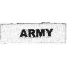 ARMY Letters Direct Embroidered White Head Band