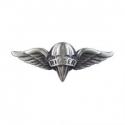 Airborne Rigger Badge  (Full Size Silver Oxide)