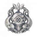 Diver, Master Badge Silver Oxide (Full Size)