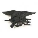 Navy SEAL Trident  (Black Metal) Mini Size