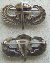 WWII Free French Paratrooper Badge Wing Sterling 