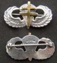 WWII Free French Paratrooper Badge Sterling w Brass GP 