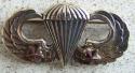 WWII Paratrooper Sterling Wings with two Combat Stars  
