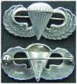 WWII Paratrooper Badge Sterling Sugarman Design 