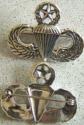 US Master Paratrooper Badge Sterling pin back US Master Paratrooper Badge Sterling pin back