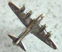 B-17 Tie Tack Sterling Flying Fortress