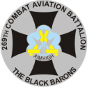 269th CAB Black Barons  Decal