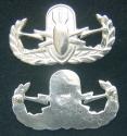 Basic EOD Badge Sterling Silver 