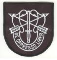 Special Forces Crest Patch Black