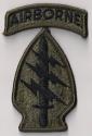 Special Forces SSI Patch Subdued with ABN Tab