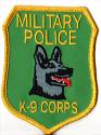 Military Police K-9 CORP Patch