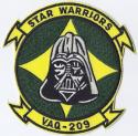 Star Warriors VAQ-209 Patch Star Warriors VAQ-209 Patch
