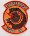 527th  Aggressors Air Force Patch