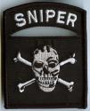  Sniper Skull Patch  Black