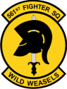 561st Fighter Squadron Decal      