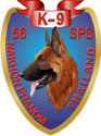 56th Security Police Squadron K-9 Decal