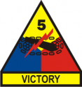 5th Armored Div Decal     