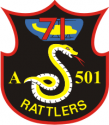 71st AHC Rattlers  Decal