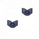 Air Force - E-5 Staff Sergeant Blue Enameled Rank