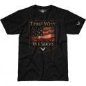 US Air Force 'This Is Why We Serve' 7.62 Design Battlespace Men's T-Shirt