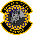89th Airlift Squadron Decal    