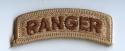 Army Ranger Tab Patch   Tan