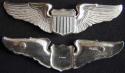 US Air Force Pilot Wing Sterling Silver Current Design  