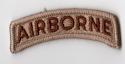 Airborne Tab Patch Desert