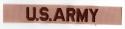 U.S. Army Tab Patch Desert 