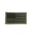OD Green and Black American Flag Patch