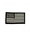 Black and White American Flag Patch