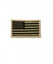 Tan and Black American Flag Patch