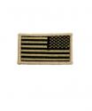 Reverse Tan and Black American Flag Patch