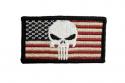 Red and Tan Punisher American Flag Patch