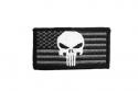 Grey and Black Punisher American Flag Patch