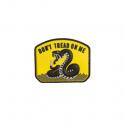 Don’t Tread On Me PVC Patch Yellow