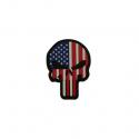 Punisher Skull American Flag PVC Patch