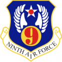 9th Air Force Decal      