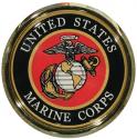 United States Marine Corps Eagle Globe and Anchor Auto Chrome Emblem