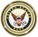 United States Navy Crest Auto Chrome Emblem