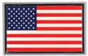 USA Flag Auto Chrome Emblem